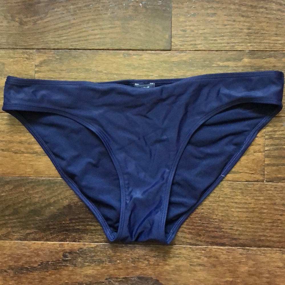 navy blue aerie bikini bottoms